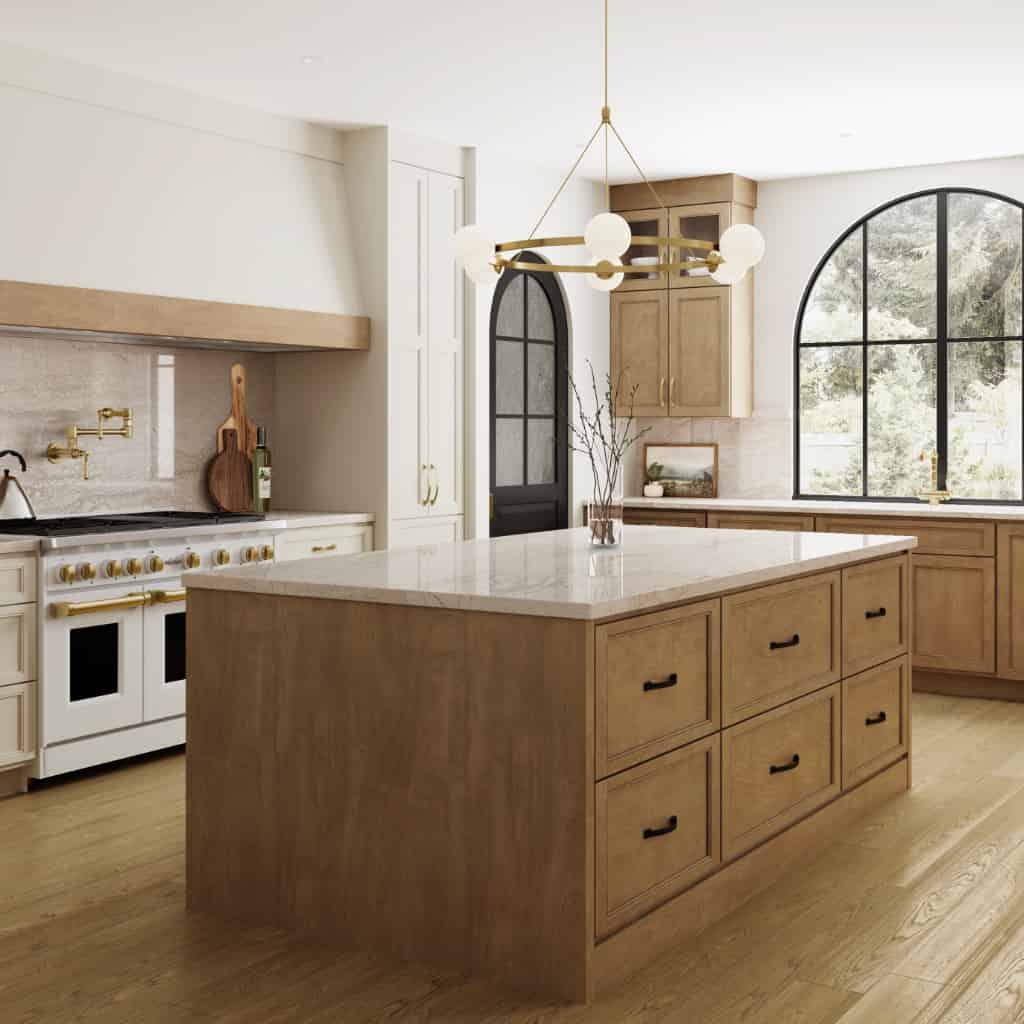 Bertch kitchen cabinetry featured in our design and remodeling showroom located in Arlington Heights, IL
