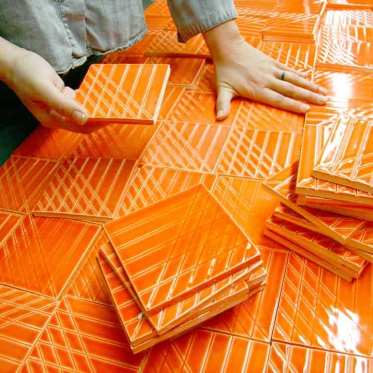 Red Rocks Tile featured in our design and remodeling showroom located in Arlington Heights, IL