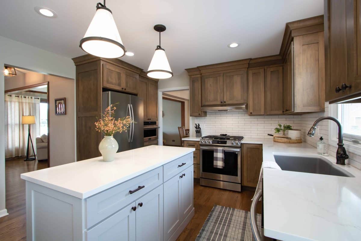 Kitchen design in Lake Zurich, Illinois.