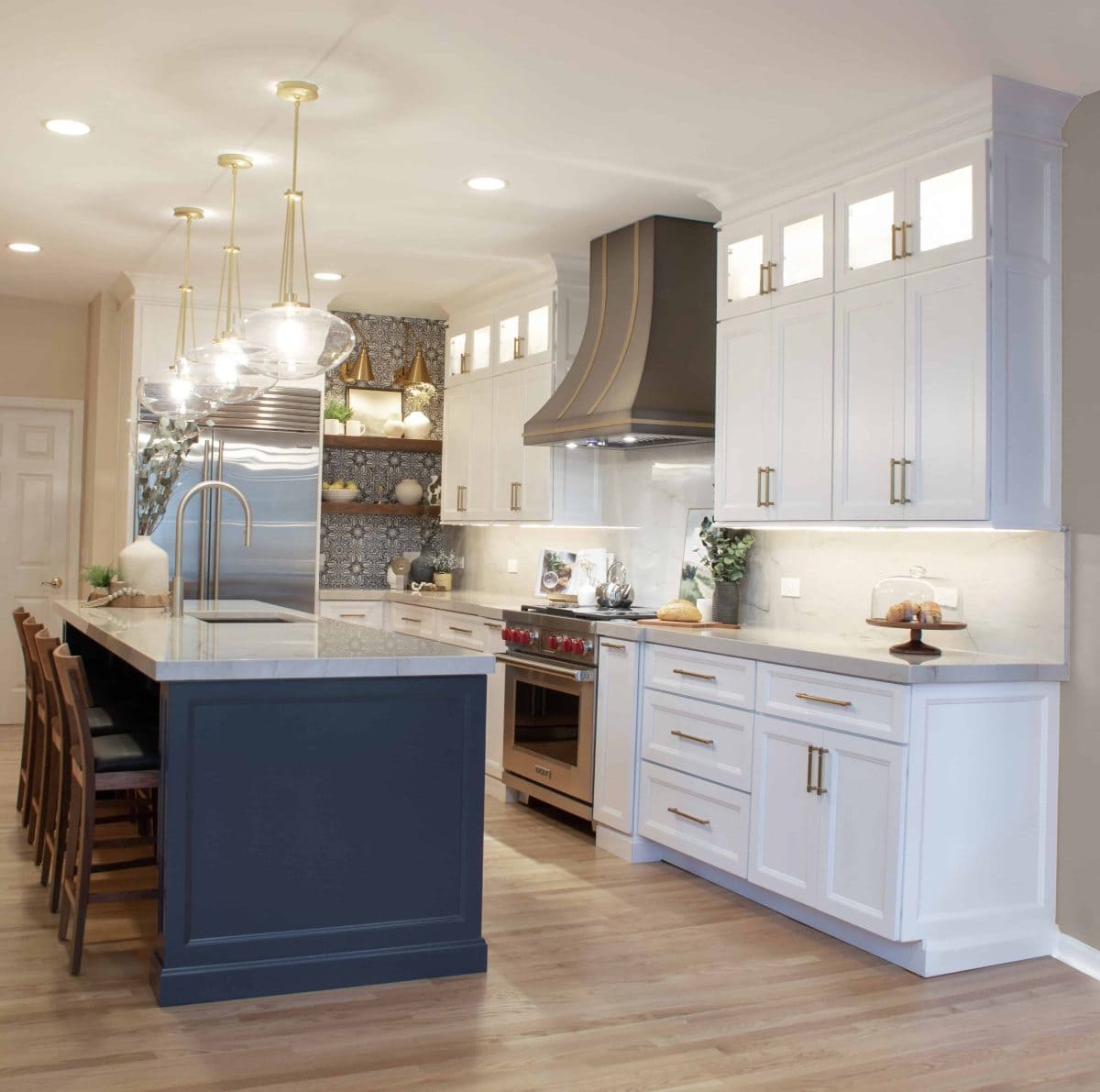 New kitchen design for homeowner in South Barrington.