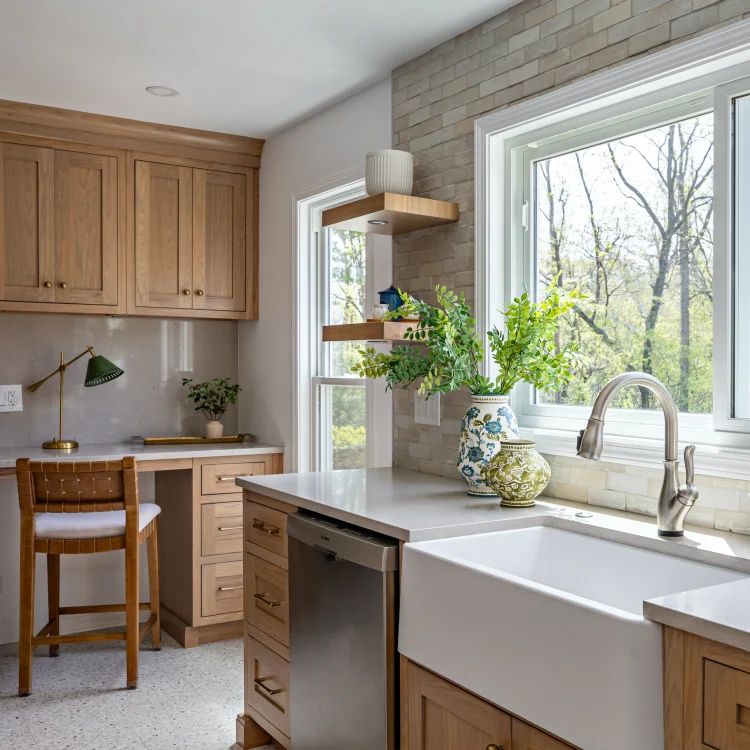 Recent Park Ridge kitchen installation featuring new inset style custom cabinets.