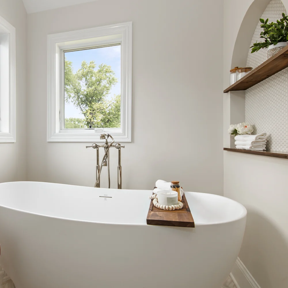 Recent bathroom remodel in Buffalo Grove, Illinois.