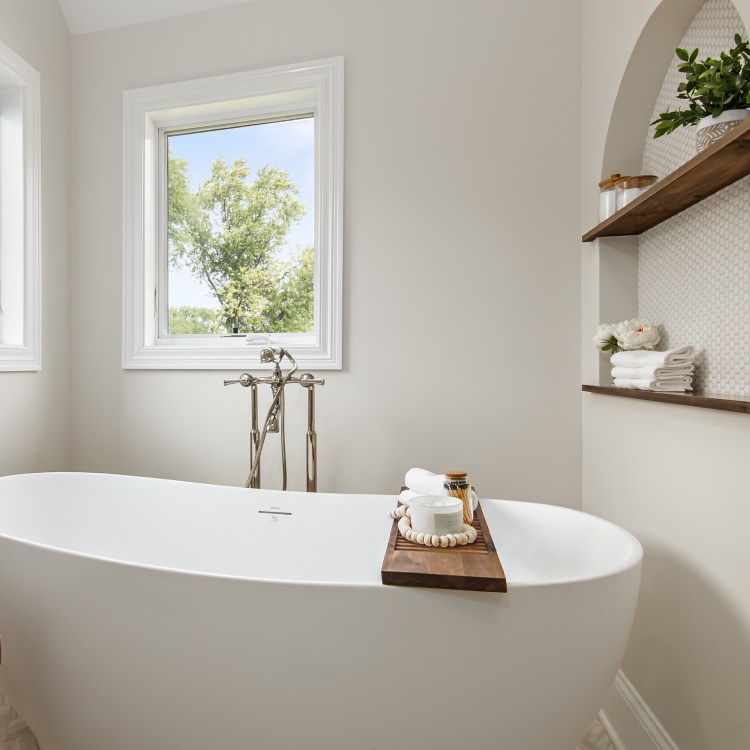 Recent bathroom remodel in Buffalo Grove, Illinois.